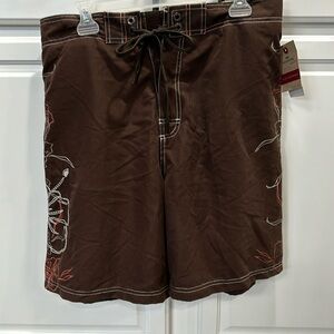 NWT Mens Dockers Swim Trunks Size XL